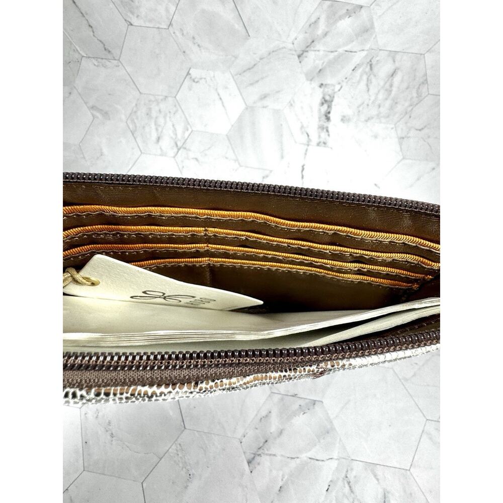 Hobo Vida leather Snakeskin Print Clutch Wristlet New With Tags - Picture 7 of 8